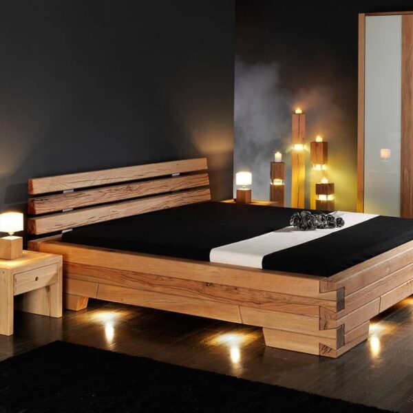 تخت خواب | کد B183 - انواع اتاق خواب در دکوراسیون لومه