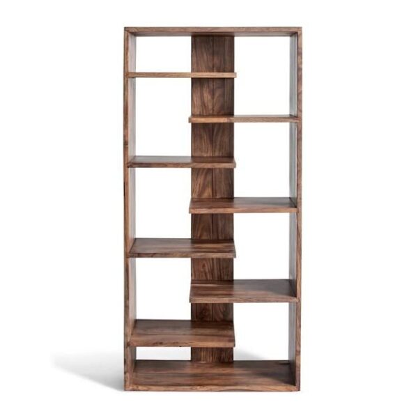 قفسه و کتابخانه | کد S011 - انواع کتابخانه در دکوراسیون لومه