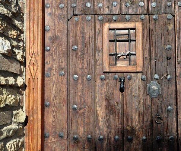 درب چوبی | کد E1375 - انواع درب در دکوراسیون لومه